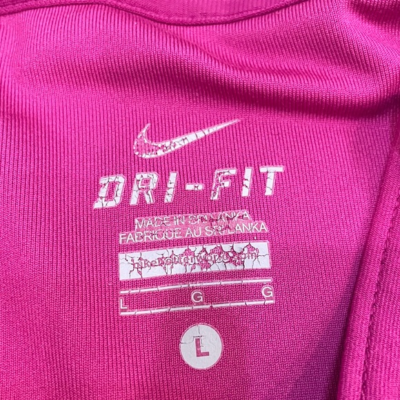 Nike Women's Magenta Full-Zip Dri-fit  Jacket size large - Picture 5 of 6